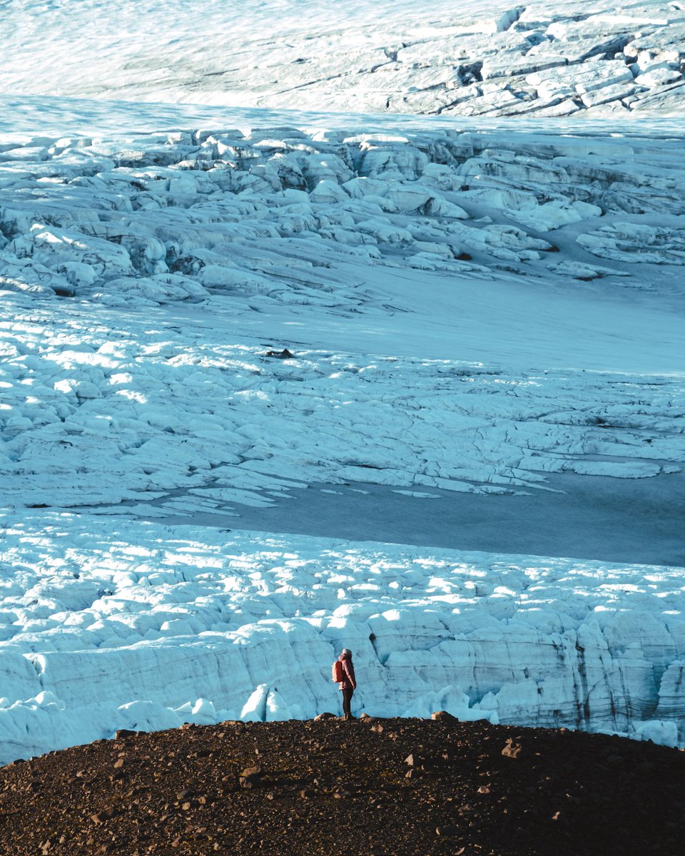 The scale and beauty of glaciers is hard to fully appreciate until you are up close to one