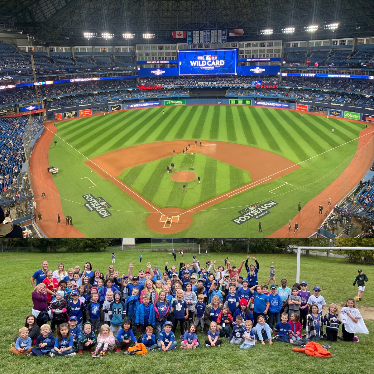 Bringing my WEST LYNN team to the game! #NEXTLEVEL #BLUEJAYS <a href="/BlueJays/">Toronto Blue Jays</a> <a href="/GEDSB/">Grand Erie District School Board</a>