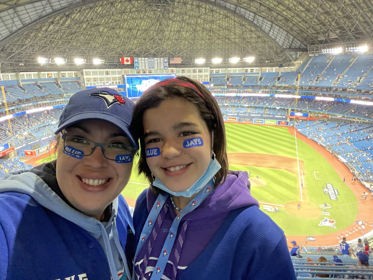 NaturallyKare's tweet photo. Game 2 of the Wildcard!  Goooo Jays! https://t.co/3J0Epxm30g