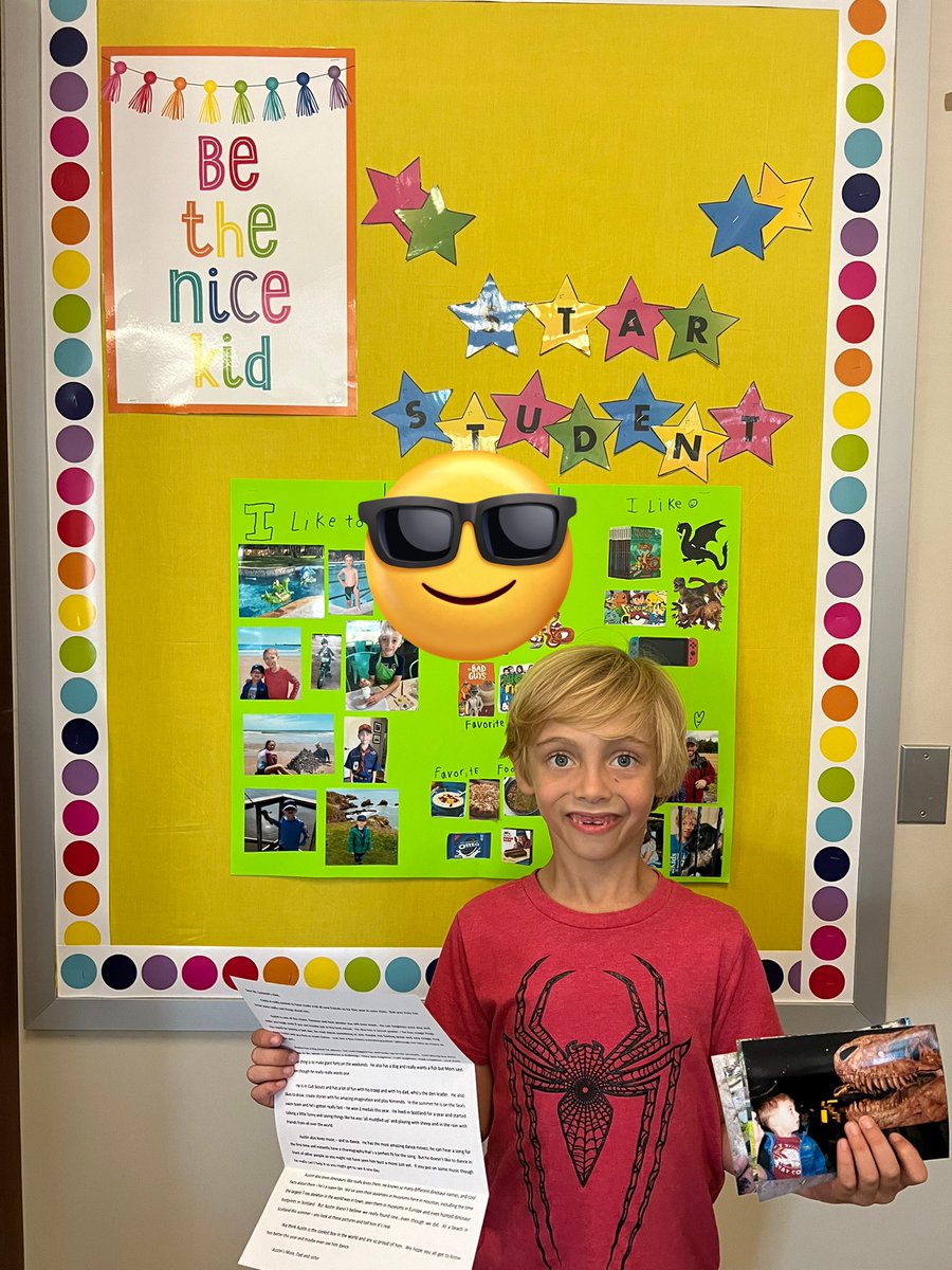 MrsSurawski's tweet photo. Our Star of the Week! https://t.co/Hz1iWvaU3V
