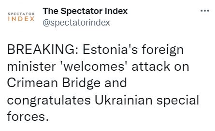 Ah, when Russia targets Ukrainian infrastructure it's called a war crime, but when Ukraine targets Russian infrastructure it's welcomed.