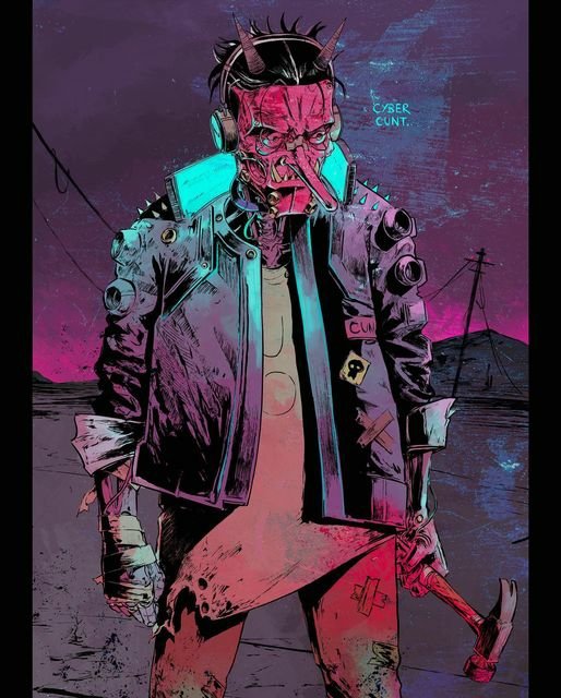 workincomics's tweet image. Credit to: instagram.com/massiveface
#cyberpunk #mask #artwork #conceptart