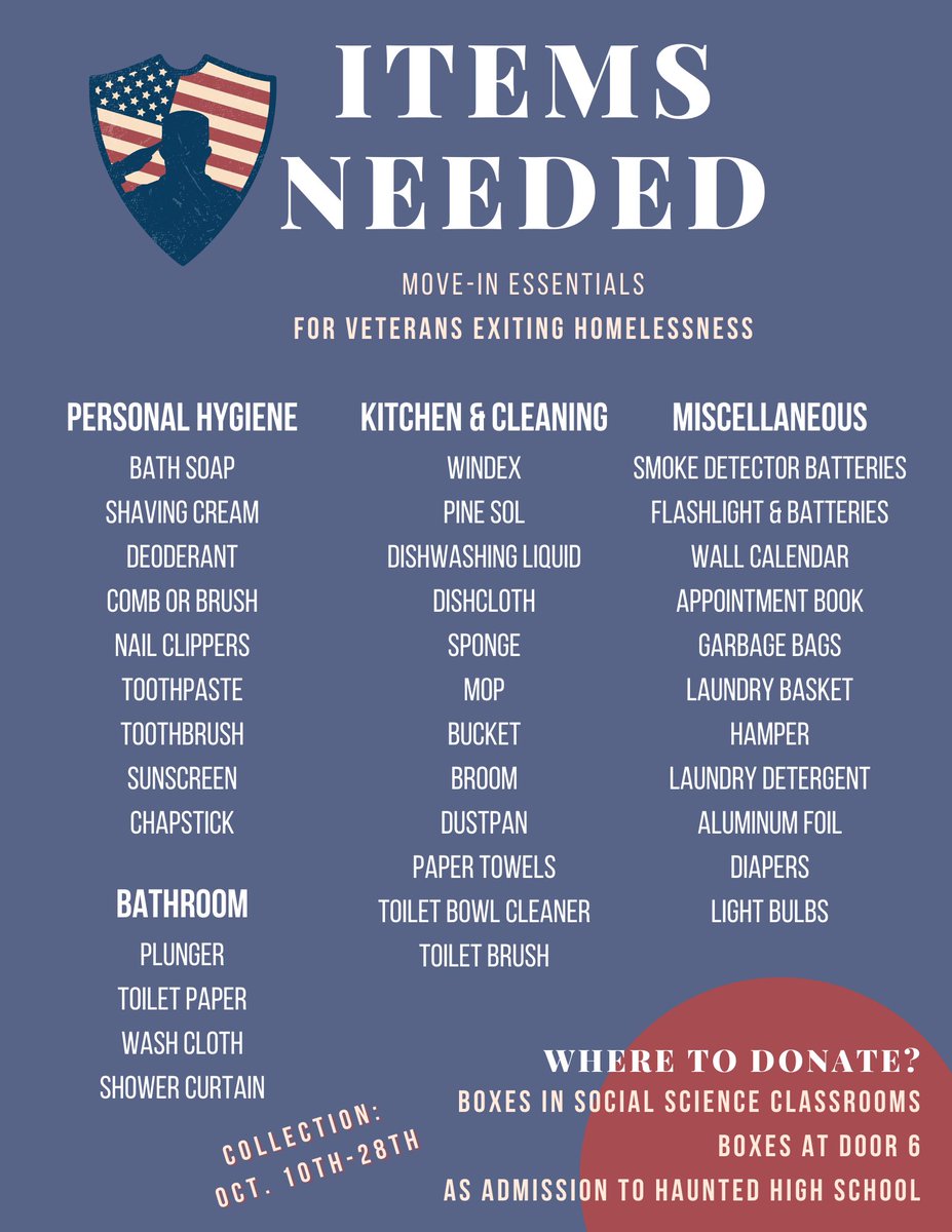 ProspectASB's tweet image. Calling all @KnightsofPHS families with littles — Haunted High School returns on 10/25. Admission: donations to Veterans Exiting Homelessness. Preregistration required! m.signupgenius.com/#!/showSignUp/… #ProspectProvides #everyknight