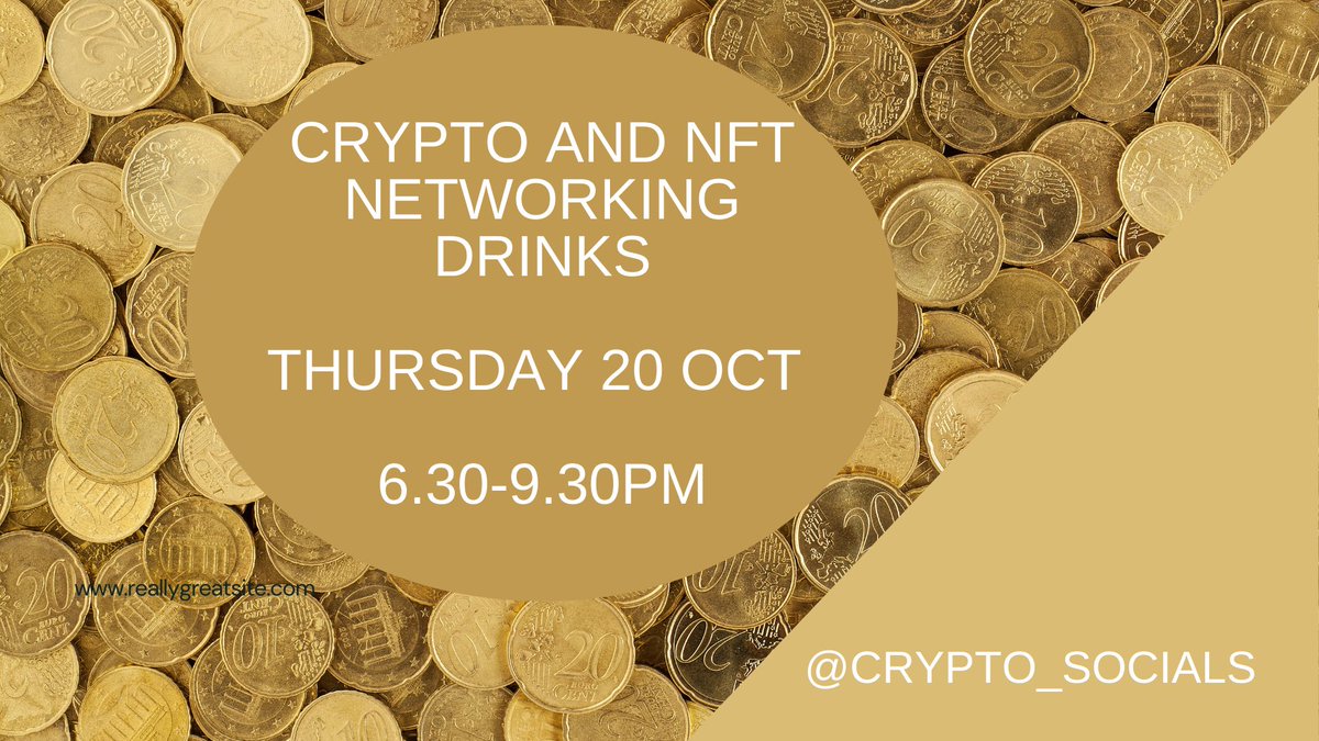 jetsetclub1's tweet photo. Our next #Cryptocurency #NFTs #Web3 event in london is confirmed 🚀

Thursday 20 October 18.30 at a private members club in Marylebone.

Join us and meet others in the space and discuss latest projects and markets.

https://t.co/jlcML2hmCu https://t.co/iYqSZ70Kyq