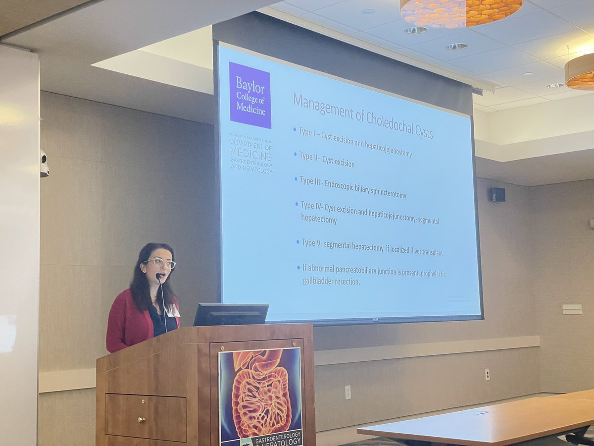 NMansourMD's tweet photo. @KeihanianTara demystifying choledochal cysts at our @bcm_gihep board review course—a high yield topic for the GI boards. #BCMGIBoard https://t.co/DBjZEglS0p