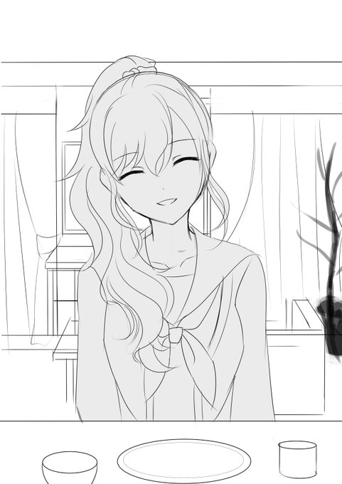 次のファンアートのらふ 