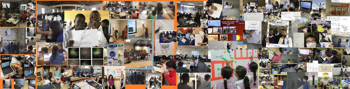 Global Math Week is just two days away.
globalmathproject.org
Share the word! Do the joy! Share the joy! #gmw2022 And if doing dots, add #explodingdots.
[Don't know the dots? Come join the live lessons weekdays with me: us02web.zoom.us/meeting/regist…]