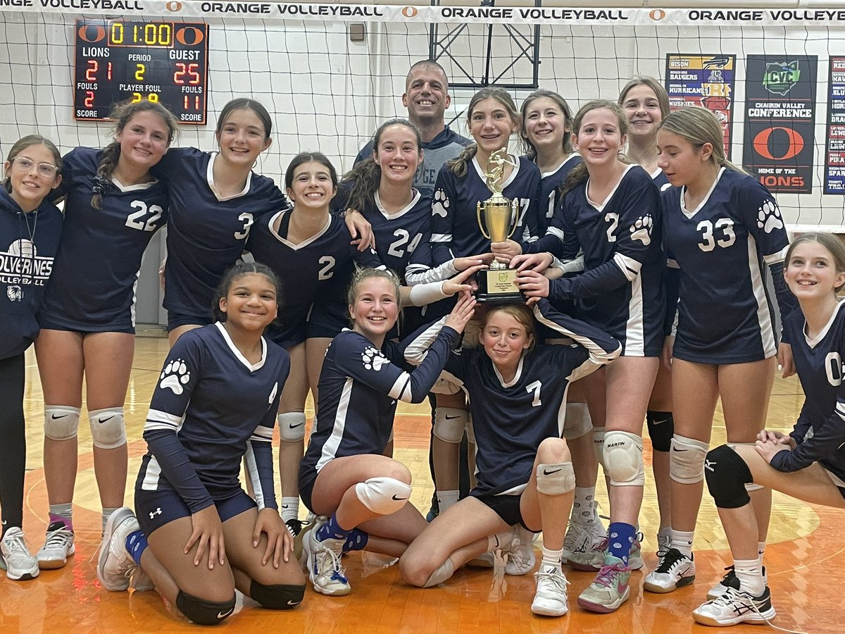 WestGAthletics's tweet photo. Congratulations to the 7th grade volleyball team on a CVC Championship and a 17-0 record with one match to play! https://t.co/1XXyVGsaky
