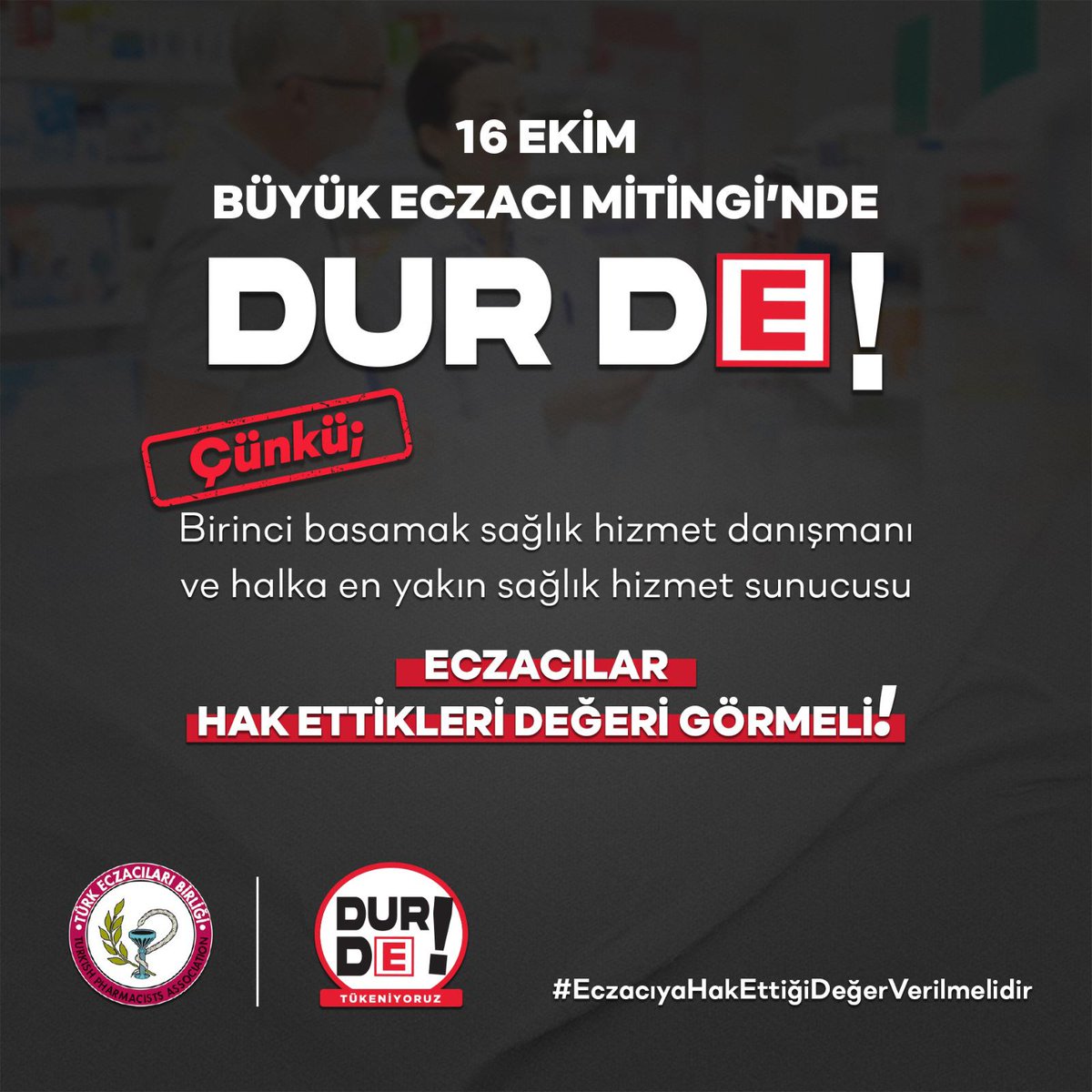 konyaeo's tweet photo. #EczacıyaHakEttiğiDeğerVerilmelidir https://t.co/4qjZtFEDVR