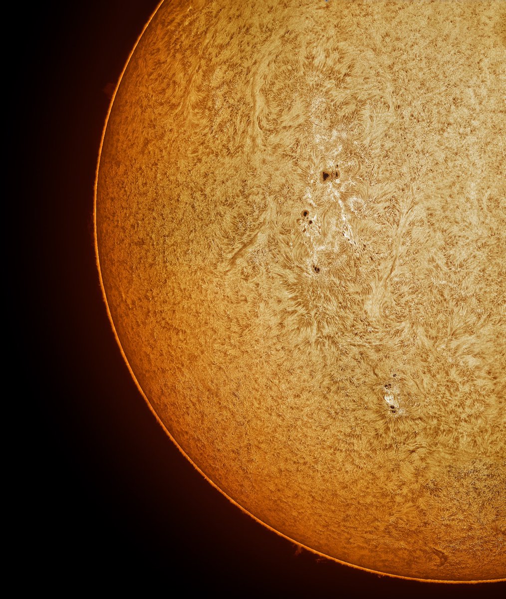 Today I pointed my telescope at our sun and captured the sharpest image I’ve captured to date