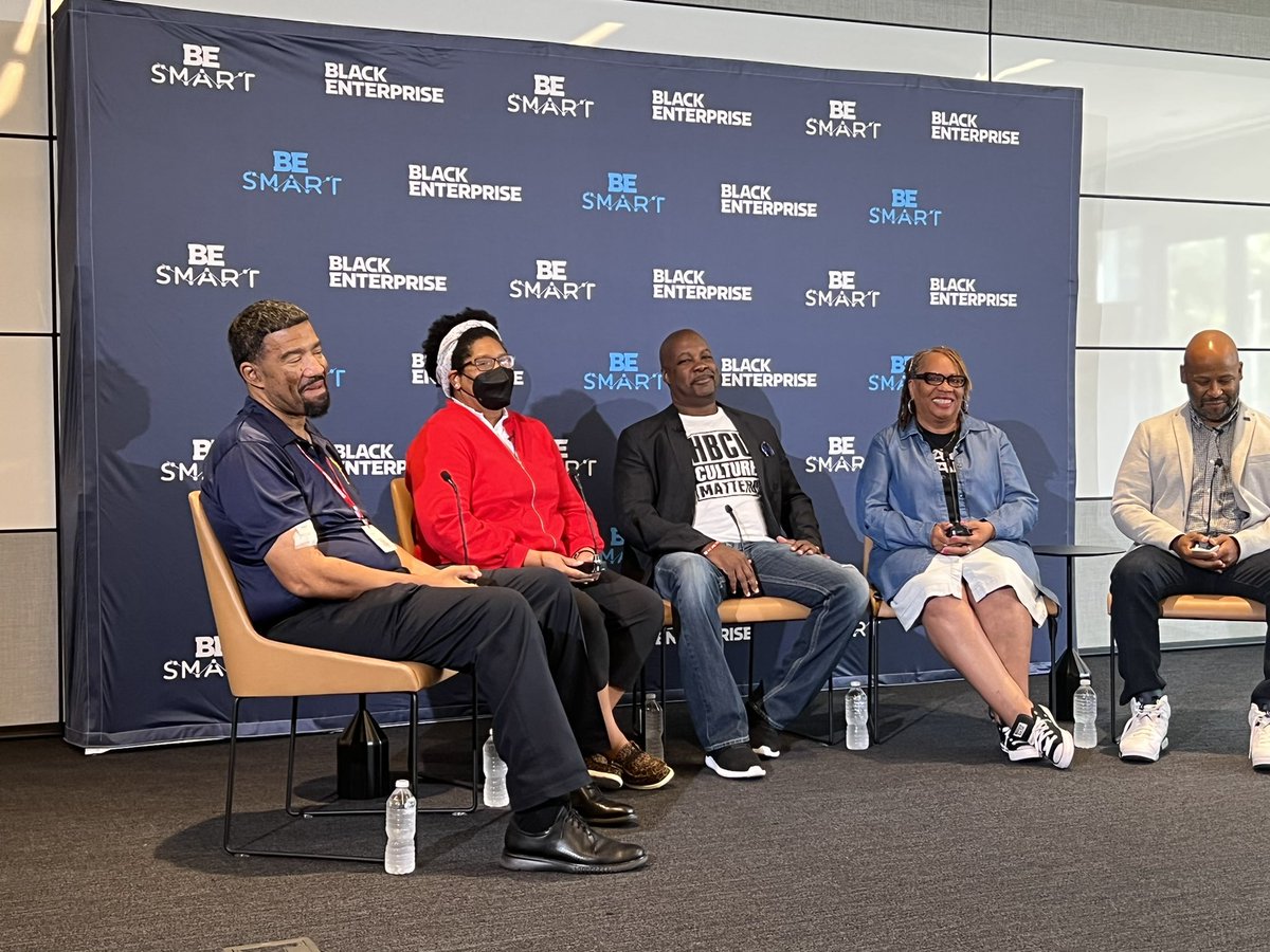 blackenterprise's tweet photo. What do you tell partners when they say they can’t find Black talent:
“You cannot not sit behind your desk and wait for them to come to you. You have to be intentional and go out to these HBCUs,” said Sandra Jacobs of @AmericanAir. #behackathon https://t.co/6d9RJ5Cgr1