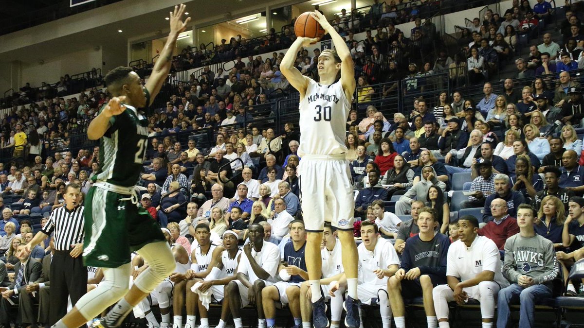 DalyDoseOfHoops's tweet photo. Since Monmouth football just won, here’s a @MonmouthBBall reminder of where we stand with college basketball season starting. Now Collin Stewart days away. #FlyHawks https://t.co/SXBwc3s7Bk