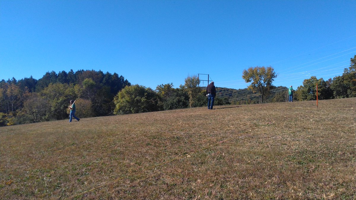 Dr. David Mercker kicking off the State 4H Forestry Judging event at the UT Forest Resources AgResearch and Education Center/Arboretum earlier this afternoon. Four Tennessee high school teams participated in the event. @UTAgResearch @utextension