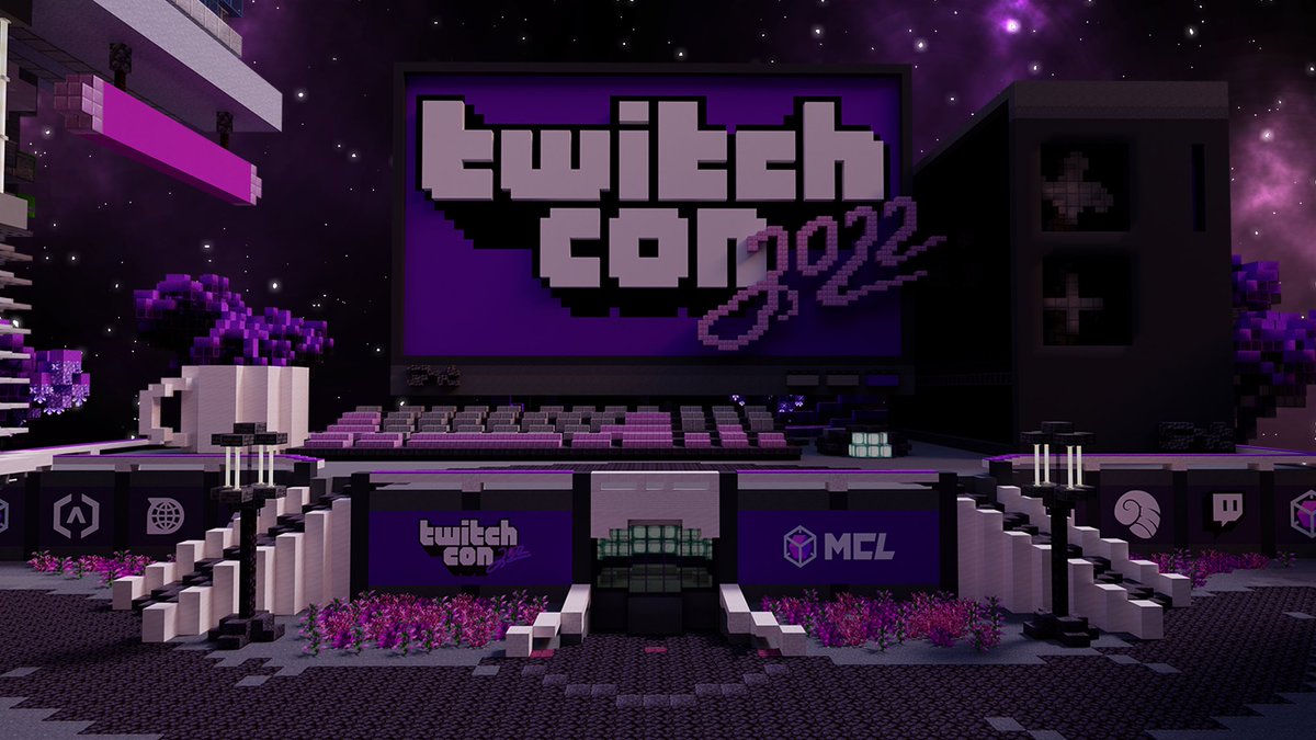 TeamHelixBuilds's tweet photo. Our lobby for @Pikaclicks @EVNTgames #TwitchCon Minecraft MOBA event, MCL!

You seen enough purple yet? 👀 https://t.co/3hNXu9HhKo