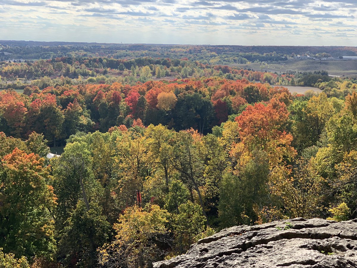 xenon21's tweet photo. It’s official… fall colours are stunning!!! #rattlesnakepoint @ConservHalton https://t.co/tapXUpW27q