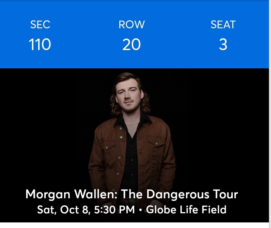 SouthTejas1984's tweet photo. Are you #Dangerous or #SomebodysProblem ??
@MorganWallen coming up soon-
Still running on 4 hours of sleep!
#WeekendGetAway π€ https://t.co/d8zDAnSVXe