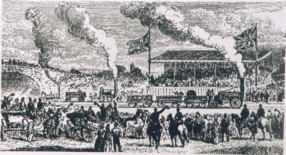 BritishHistorym's tweet photo. #otd 8 October 1829 – Stephenson's Rocket wins the Rainhill Trials.

10 locomotives were entered, of which 5 were able to compete, running along a 1 mile length of level track at Rainhill, in Lancashire (now Merseyside).

#Stephensonsrocket #Britishhistory #locomotive https://t.co/GAoJIA2tPz