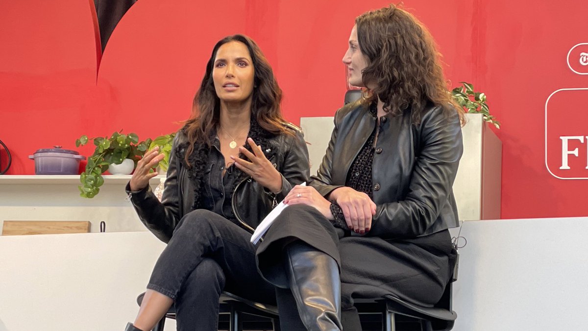 “I always thought that the most exciting food in this country came from immigrant communities. I think American food is an ever-evolving organism,” @PadmaLakshmi told @emilyweinstein of creating “Taste the Nation,” the television show she hosts. #NYTFoodFestival