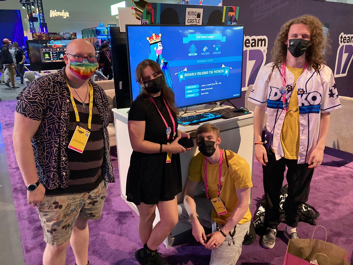 TributaryGames's tweet image. Day 2 of Twitchcon, and not everyone’s reigns are going according to plan… poor Monarch Milkman deserved better!