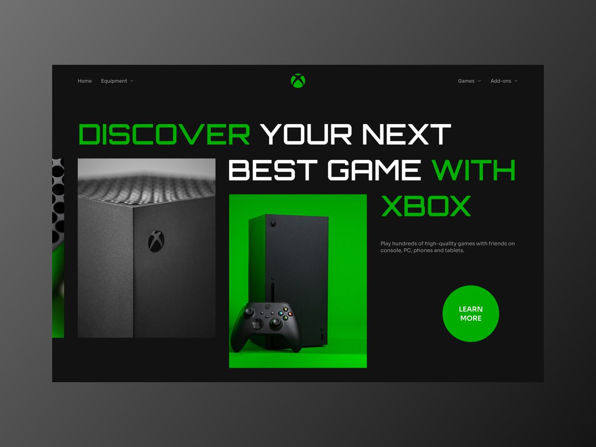 frorexstudio's tweet photo. XBOX - UX/UI Concept

Dribbble: https://t.co/jbG2UpRV0p

#webdesign #designer #frorex #agency #visual #minimal #web #uxdesign #uiux #uidesign #concept #layout #layoutdesign #website #bestofuiuxdesign #designstudio #designers #uxdesigns #figmadesign #figma #game #games #xbox https://t.co/Un3HzEM2hw