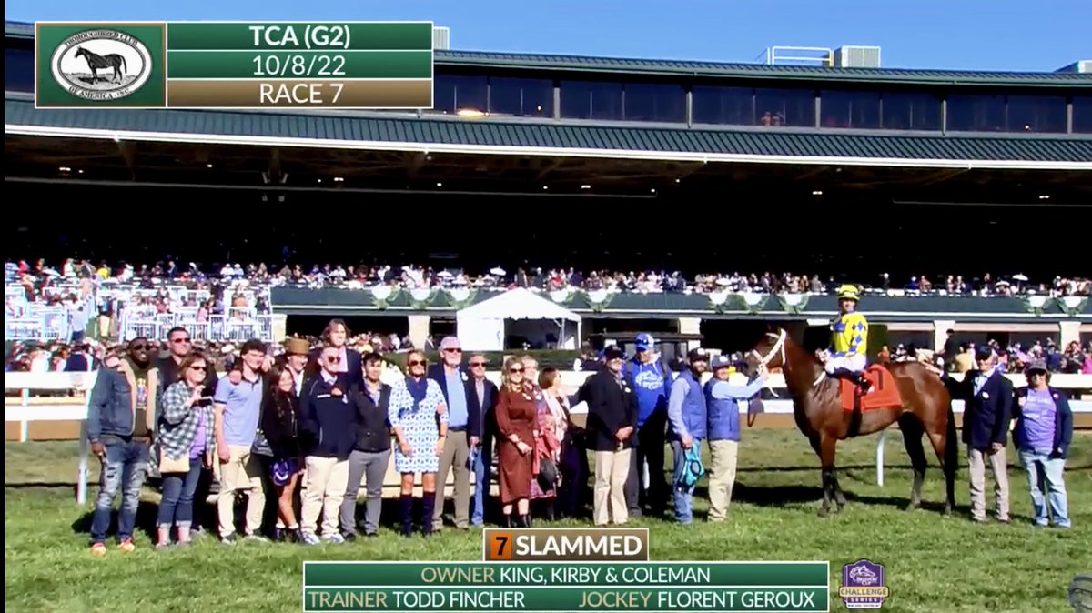 Gary_McIntyre56's tweet photo. SLAMMED was a easy winner of the Thoroughbred Club of America Stakes..#WINANDYOURIN @BreedersCup Congratulations to the connections https://t.co/zbNeJJ9cy7