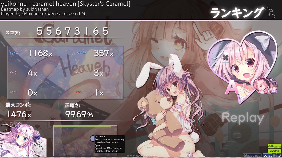 _OneMax's tweet photo. It's been almost two years since I got 11k pp 0_o https://t.co/qmKFblMUAv