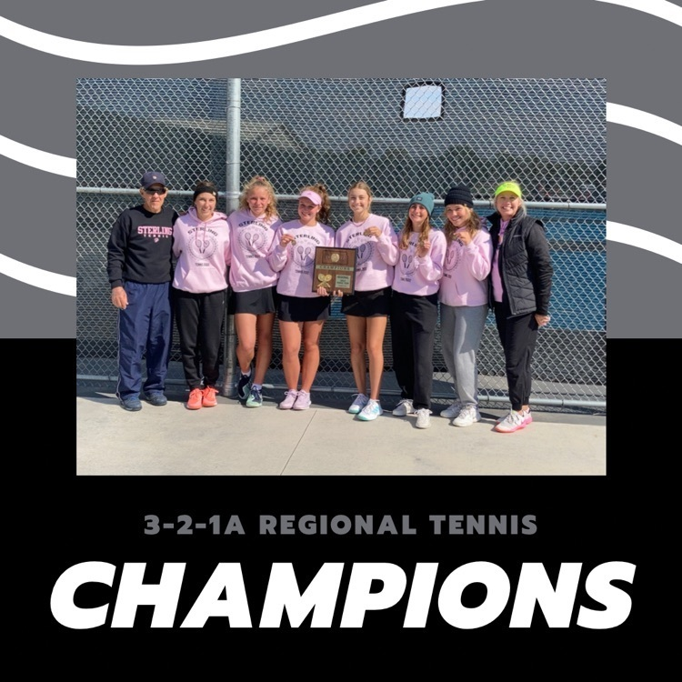 Congratulations to Black Bear Tennis, 2022 3-2-1A Regional Tennis Champions! #WeAreSterling