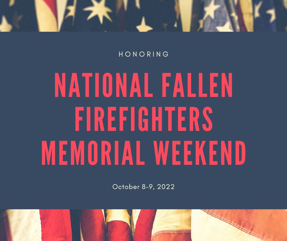 We join North Dakotans in honoring Fallen Firefighters Memorial Weekend, &amp; remembering those who gave all to defend life &amp; property. We are grateful to firefighters in ND &amp; across the nation, who leave the comfort &amp; safety of their homes &amp; willingly serve their communities.