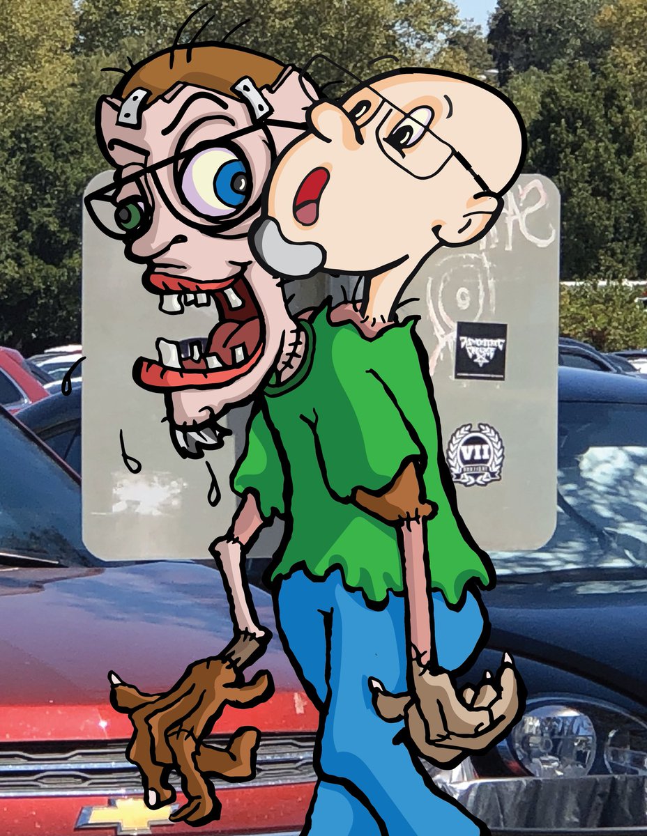 BayCryptids's tweet photo. I woke up this morning not feeling well then realized, something had happened overnight, #monstermademan #baycriptyds #headache #Halloween #twoheaded #creepy #Badscience #weird #science #arthursking #artistsontwitter #Frankenstein #freaky https://t.co/Sh9copUybc