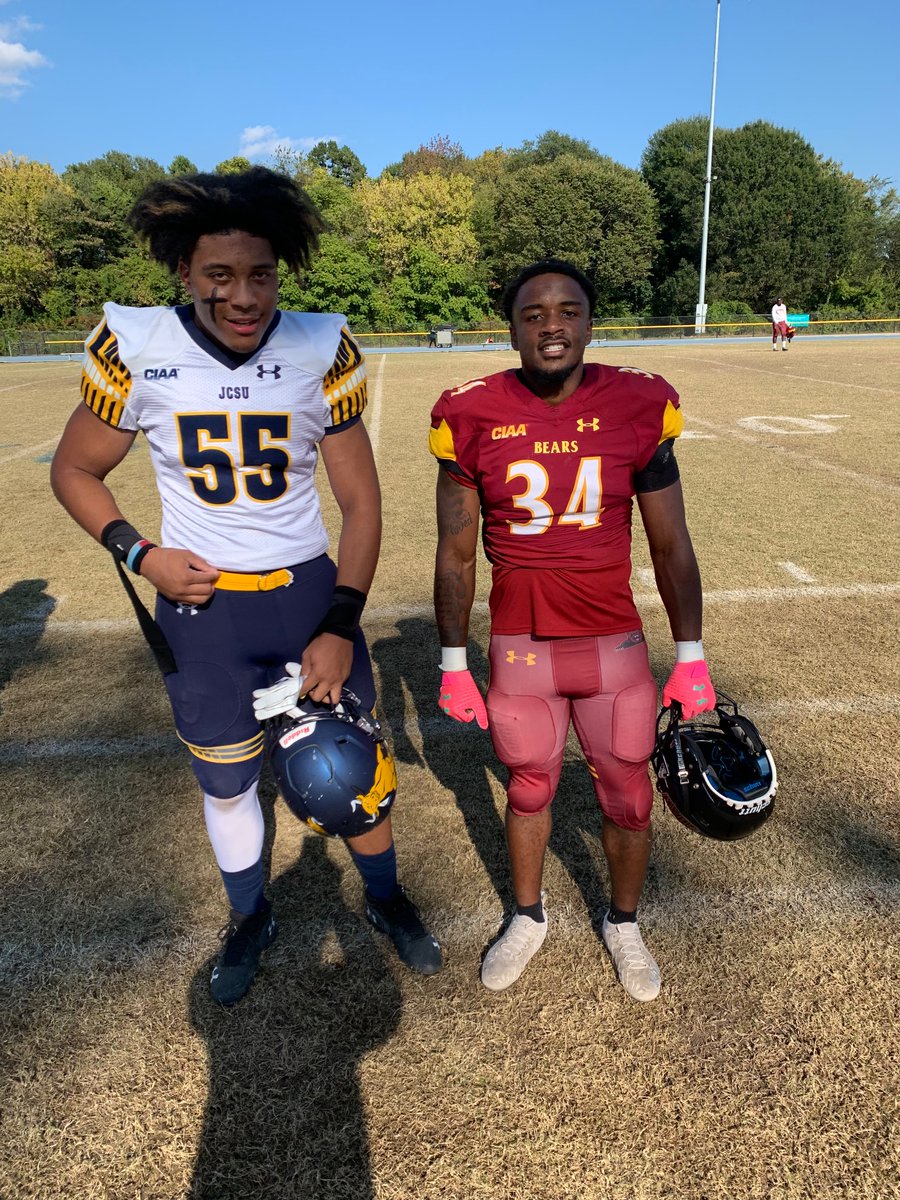 Two former Vikings <a href="/sheistyszn/">Joseph Terry</a> and <a href="/EllijahEllis/">Ellijah “Red” Ellis</a>  competing at the collegiate level. Keep up the good work guys!
“Once a Viking always a Viking “
<a href="/ShawUFootball/">Shaw U. Football</a> <a href="/JCSUFootball/">Golden Bulls</a> <a href="/BernardNFHS/">Coach Williams</a>