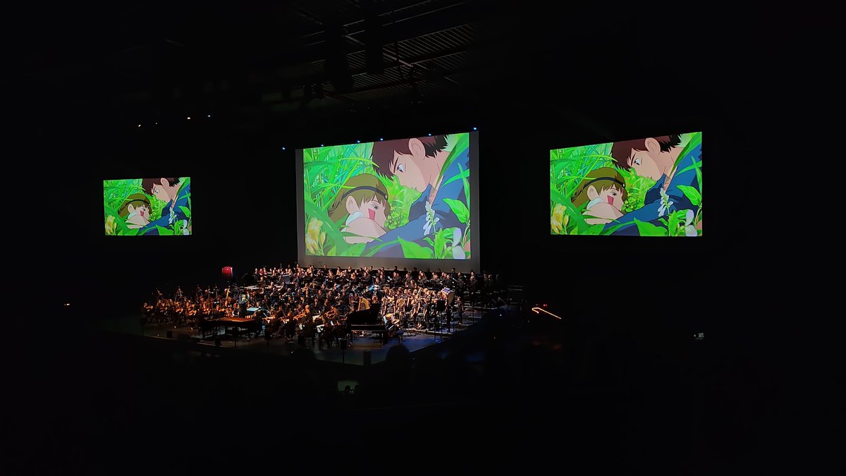 WhiteRockMiku's tweet photo. Joe Hisaishi qui nous partage ce message avant de jouer "Ashitaka and San" comme musique finale...

C'était très émouvant et difficile de retenir ses larmes 🥲

#Ghibli #JoeHisaishi https://t.co/UcHfAUR8Iu