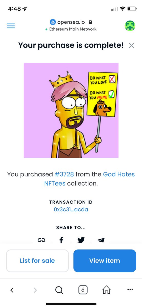 jd93snake's tweet photo. Got my homie into @GodHatesNFTees a few months back. This was one of hes first purchases @ 1.95eth 
Safe to say he’s got an insane deal on this one 👀 @Monkeys_On_Ice #GODHATESNFTEES @AbsentFromThebs @veazydoezit https://t.co/xSlnx587dj