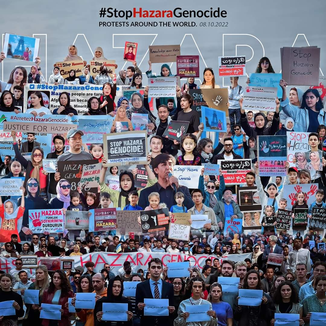 تظاهرات جهانی هشتم اکتبر و فریادهای بلند؛ «نسل‌کشی هزاره‌ها را متوقف کنید» یک دست‌آورد است.
#StopHazaraGenocide