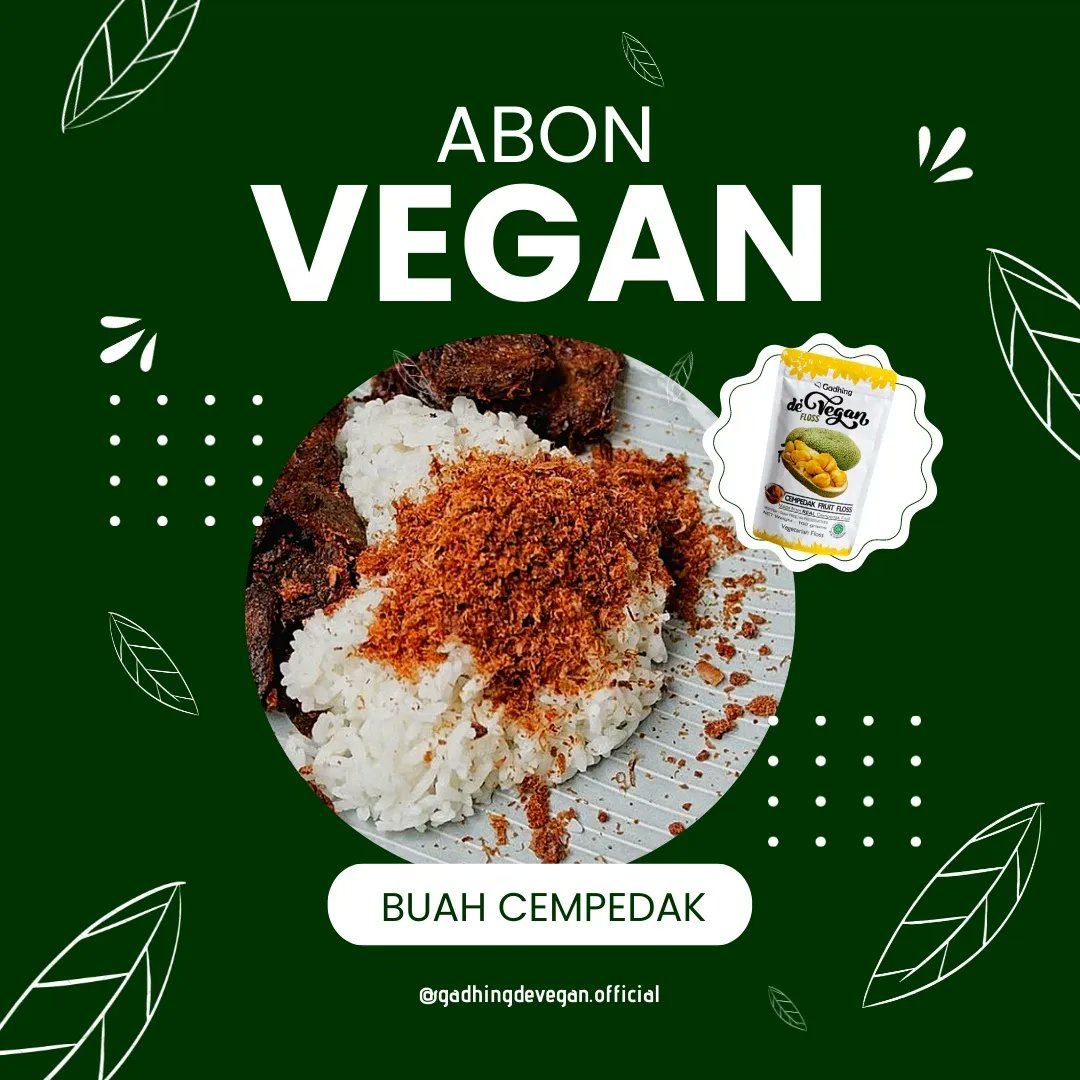 gadhingdevegan's tweet photo. Tabur tabur tabuuurrr...wuur wuur wuuur....

Sangat simple sangat praktis dan yg pasti sedapnyeee🤤
Meskipun terbuat dari 100% sayur, tanpa bawang dan juga tanpa pengawet, rasanya tetep sedaaap❤️🤩
#abonbuahcempedak #cempedakfruitfloss #veganfood #vegetarianfood #gadhingdevegan https://t.co/TytmJMdKdB