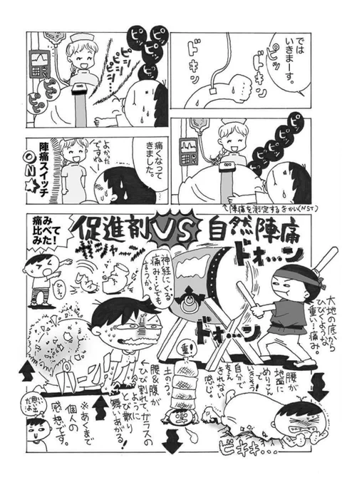 【過去まんが】陣痛促進剤で産んでみた(1/3) 