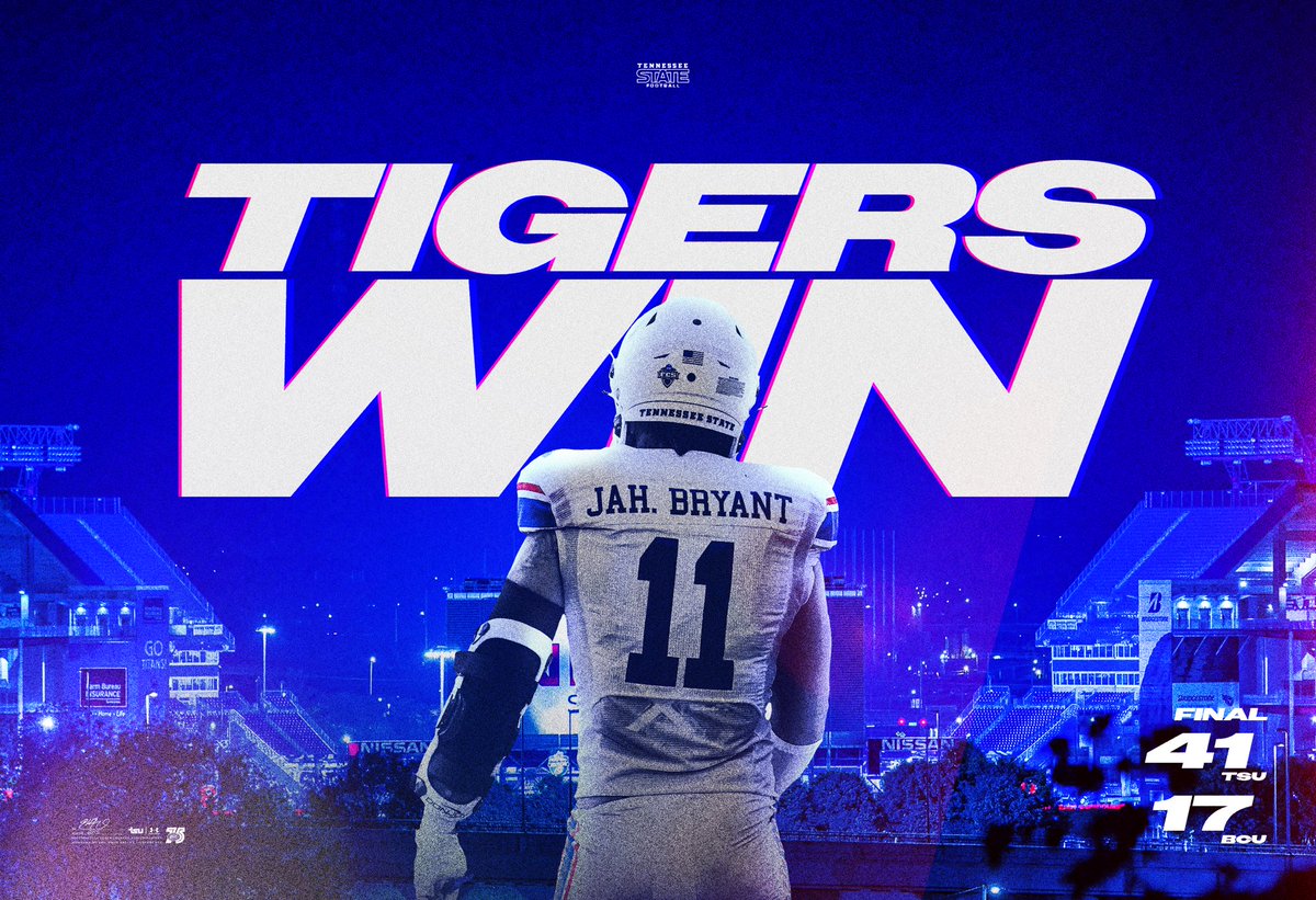 TSUTigersFB's tweet photo. TIGERS WIN. Happy Homecoming! 

#RoarCity x #GUTS https://t.co/vw8JjnhiNu