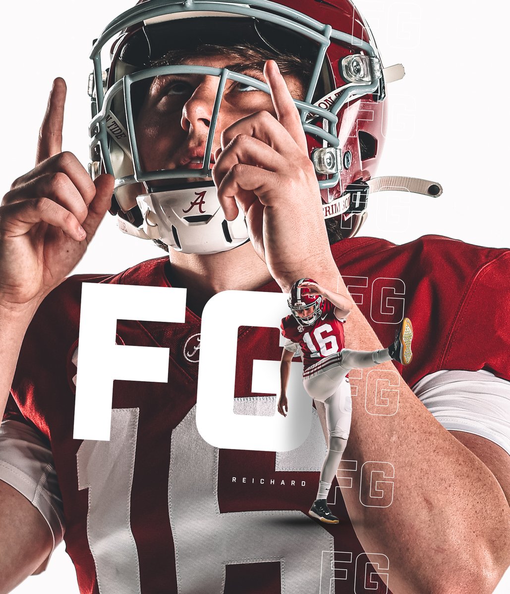 AlabamaFTBL's tweet photo. IT'S GOOOD!!! @WillReichard 

Will Richard with a a 50 yd FG!

2nd Q: Bama 17 | Aggies 14 https://t.co/1u1Z6VK9Pd