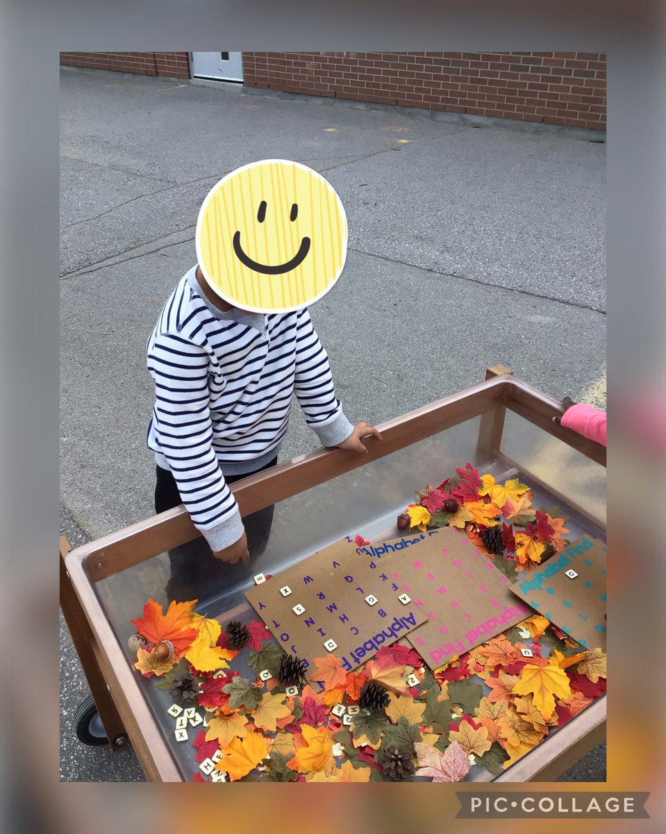 Jacquelyn110203's tweet photo. The kinders were busy this week exploring fall in outdoor education. We did sand baking with fall decorations, fall sensory bin letter find and some fall fine motor work with our twizzers. @LordNelsonps1 https://t.co/GSCwJuQza0