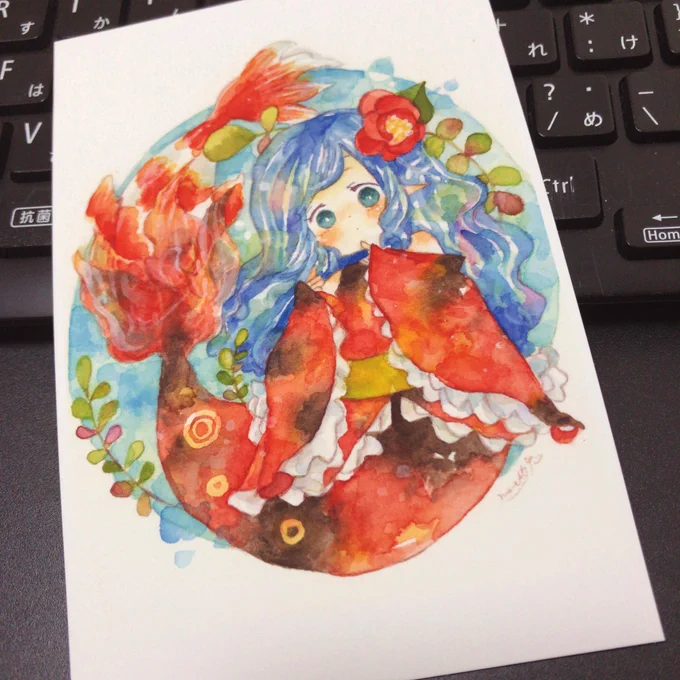 あと、和アリスさんと金魚姫さんもアリスさんと人魚ちゃんたち和アリスがママ推しなので近々描きたい季節だあ〜 