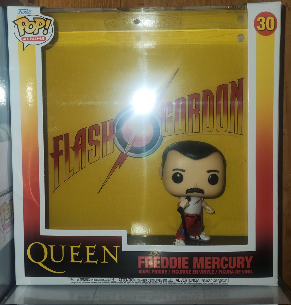 GonzoCollection's tweet image. Day 6 for new grabs gears to the the  Flash Gordon album, specifically all covered by the band none other than Queen! Freddie Mercury "Flash Gordon" album funko pop, current PPG price: $30
