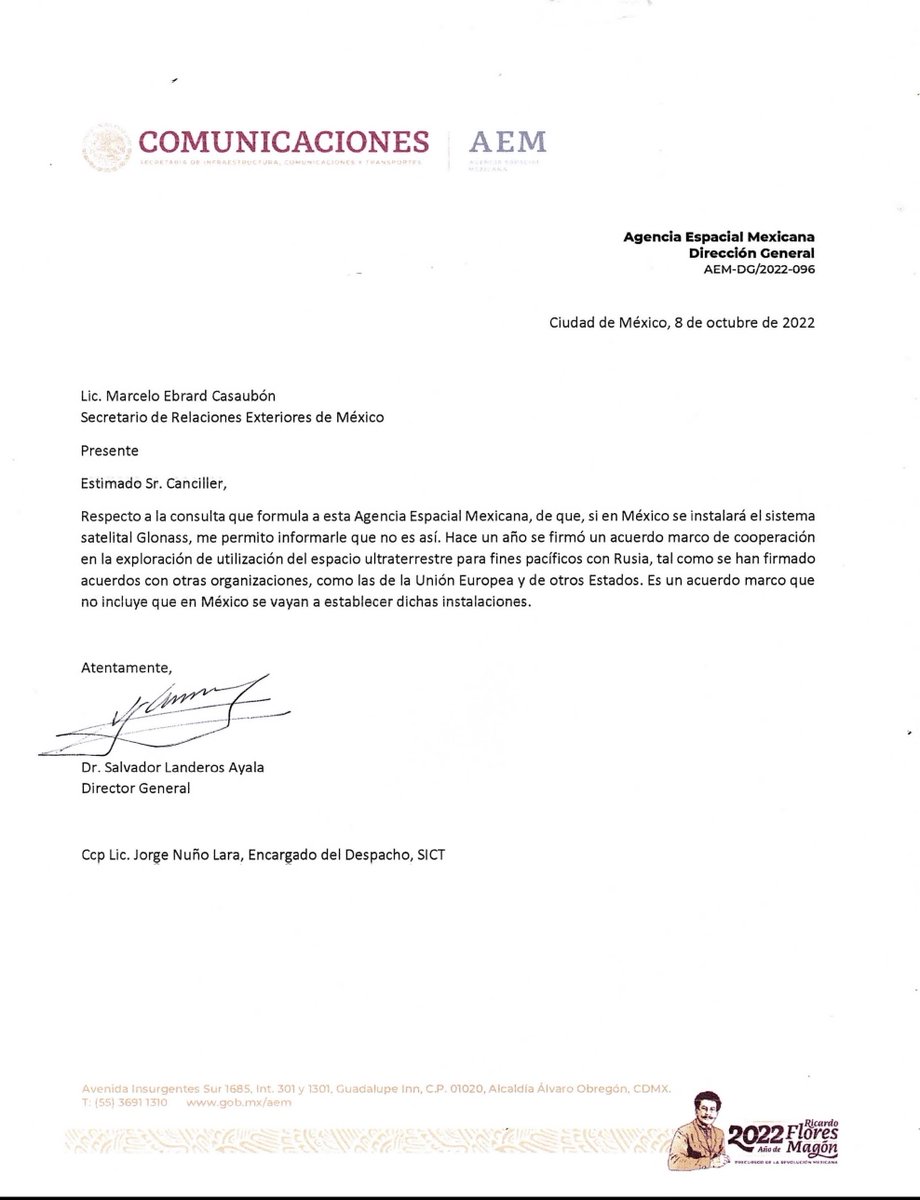 SRE_mx's tweet photo. 📄Carta aclaratoria https://t.co/xhmPhCw2uk