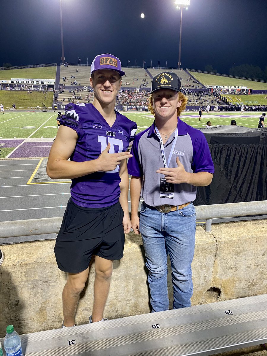 Cannon Lemberg (@cannon_lemberg) on Twitter photo Good to see <a href="/Cole_Lemons9/">Cole Lemons</a> again and talk about SFA Football! <a href="/coachkbleil/">Kevin Bleil</a> <a href="/CoachChav/">Coach Eric Chavez</a> <a href="/CoachFieszel/">Jake Fieszel</a> Good to see <a href="/Cole_Lemons9/">Cole Lemons</a> again and talk about SFA Football! <a href="/coachkbleil/">Kevin Bleil</a> <a href="/CoachChav/">Coach Eric Chavez</a> <a href="/CoachFieszel/">Jake Fieszel</a>