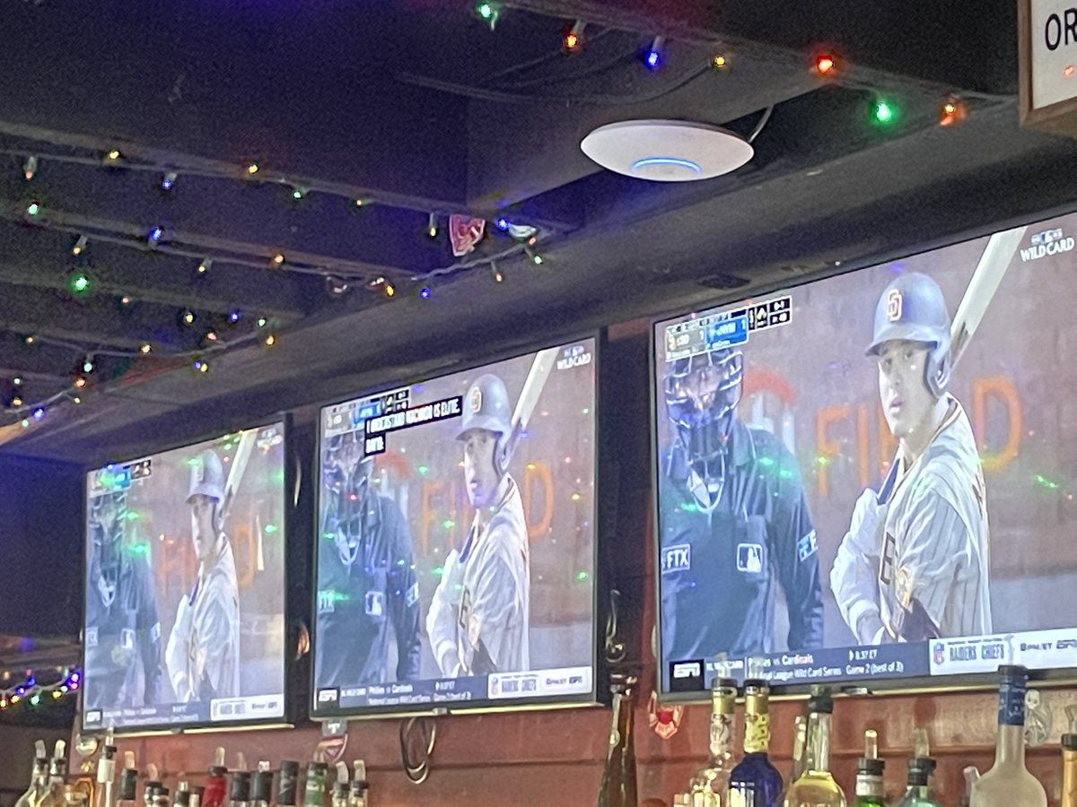 CoachHop's tweet photo. πππΊβΎοΈ @MLB #playoffs @Padres #waterfrontbar @LittleItalySD @EaterSanDiego #Neighborhoodbar @Eater https://t.co/kDL5zMFGnM