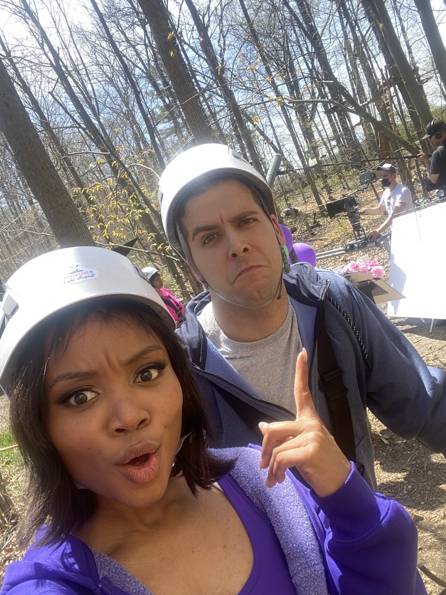 bukola_8's tweet photo. This was such a fun day on set 🥹♥️🎬 #bts 

#PicturePerfectRomance @SCHeartHome  @JonMcLaren @celestedesjard https://t.co/swITKQu6wj