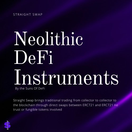 sumlindrew0o's tweet image. Tired of being shitted out of your NFT on a swap with a stranger? Pretty sure you are. Now there’s Straight Swap!😎 A trustless P2P protocol that executes ERC721 Swaps without the risk!💪🏾 Check us out at @straightswapNFT 💯 #NFT #Blockchain #Swap