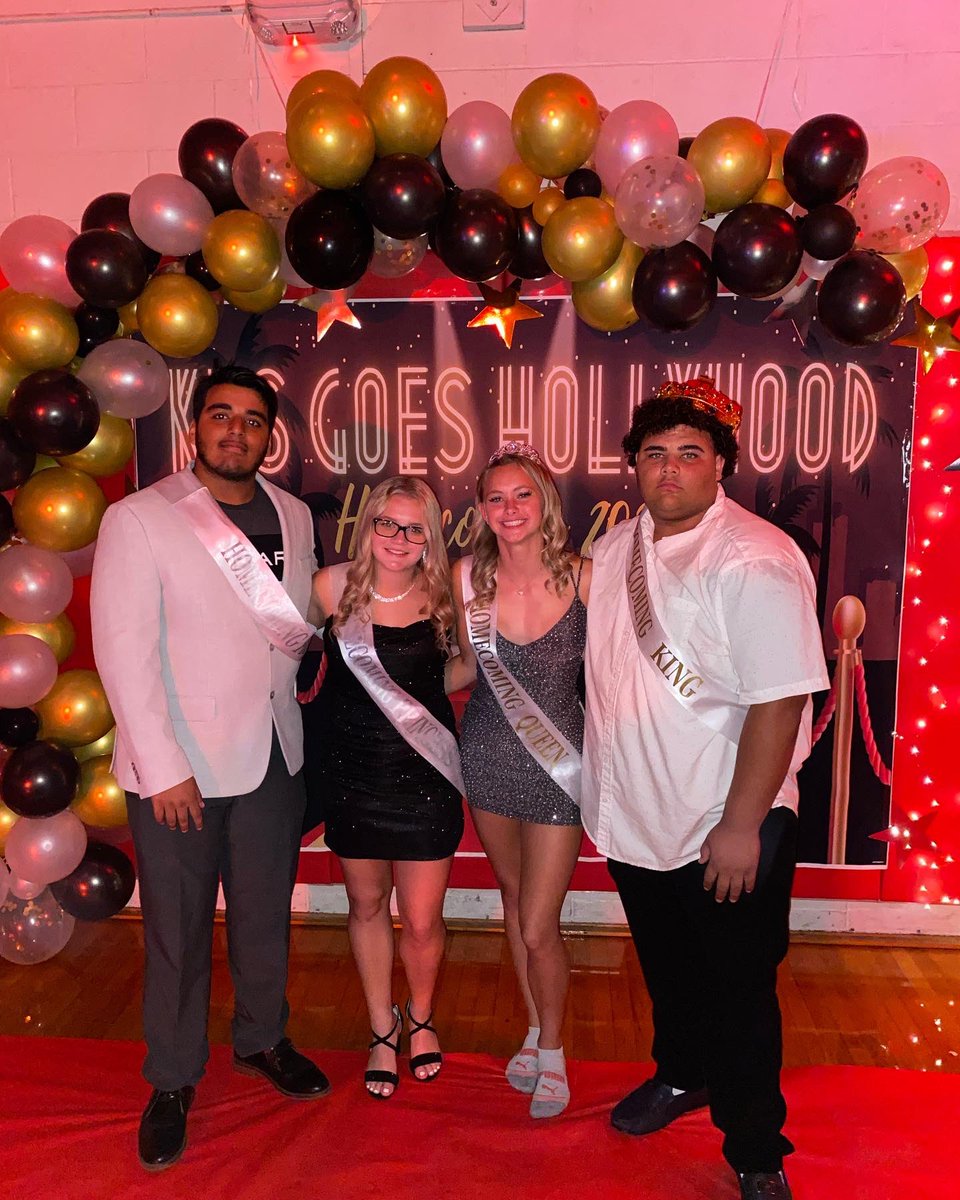 Congrats to our Homecoming King, Queen, Prince &amp; Princess! #Homecoming #Keyport #RedRaiders