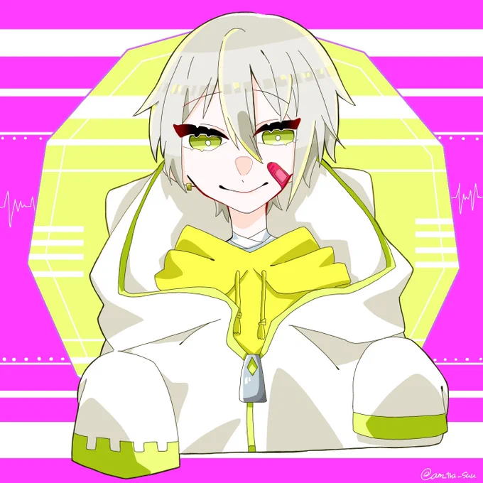 うちの創作くん見て。大昔に描いた子だけど 