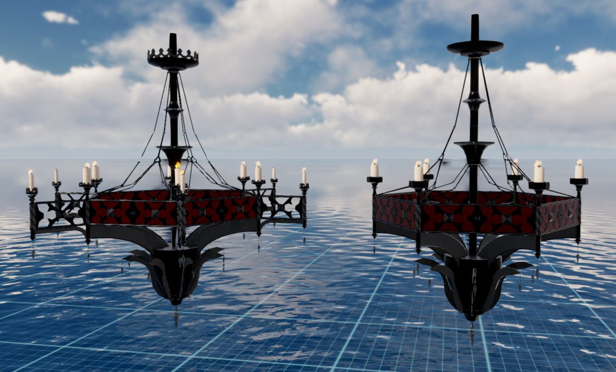 CadeSaint3DX's tweet photo. Latest Build, just in time for Halloween
Gothic Chandelier with matching lesser version.
You can check it out Monday at Covenstead.
#3dxchatgame #3dxchat #3dxchatbuilder #3dxchatbuilding https://t.co/e9bNrmJAEw