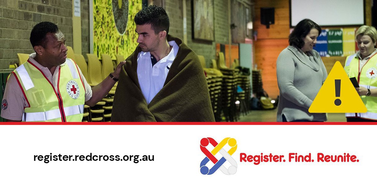 RedCrossAU's tweet photo. Register.Find.Reunite is now open for the #NSWfloods. If you've been affected, register now to let your friends and family know you're OK — or enquire to see if your loved ones are safe and sound.

https://t.co/uRxFYmPDUO https://t.co/ghiY7nfcfF