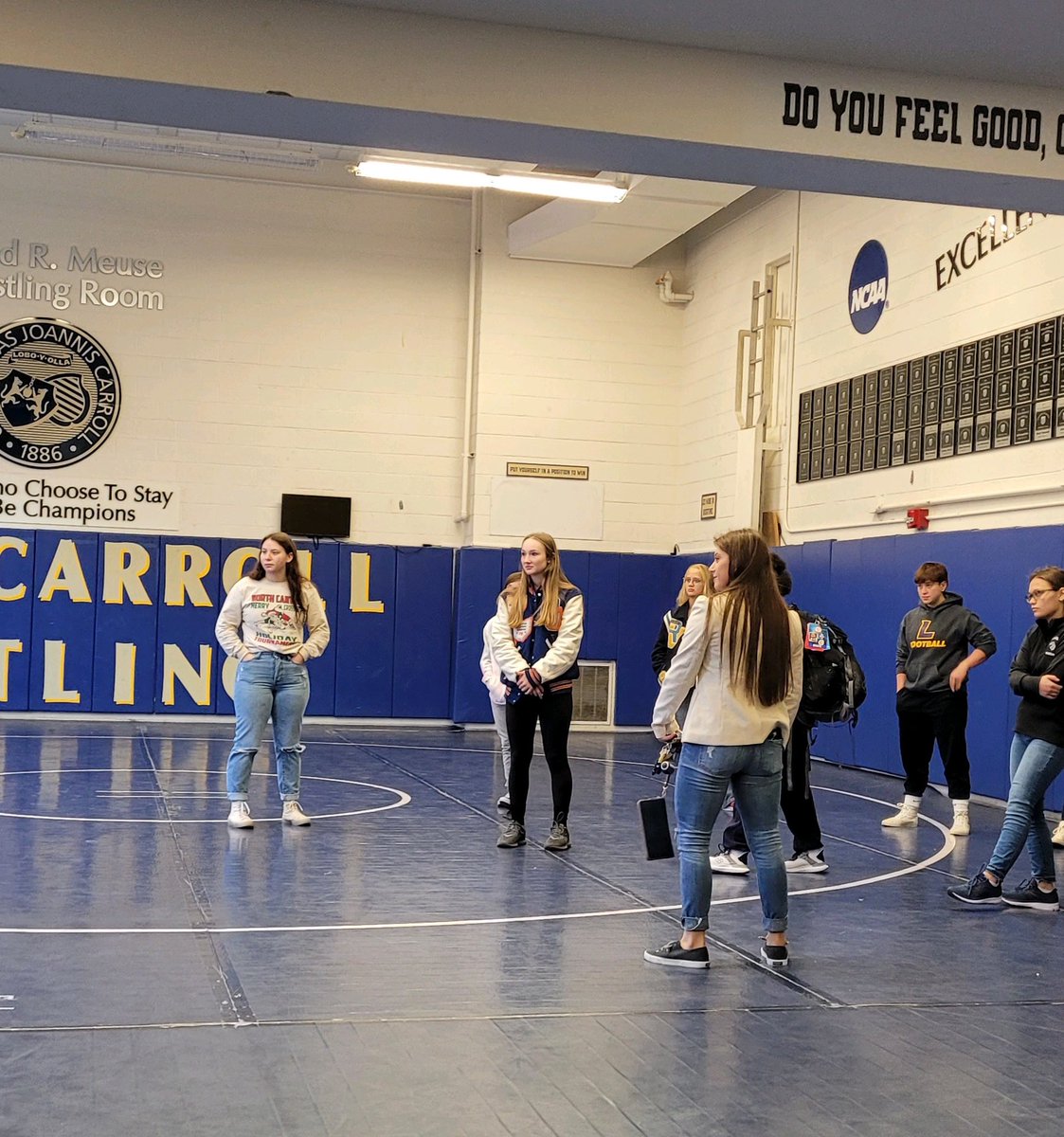 lucyscheibeck's tweet photo. I had a great visit at John Carroll University! Thanks for having me @JCUwrestling https://t.co/NJaMMeE8Qu